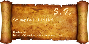 Stumpfel Ildikó névjegykártya